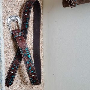 ARIAT TOOLED LEATHER BELT